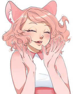 Artfight 2025 Entry A smiling catwoman